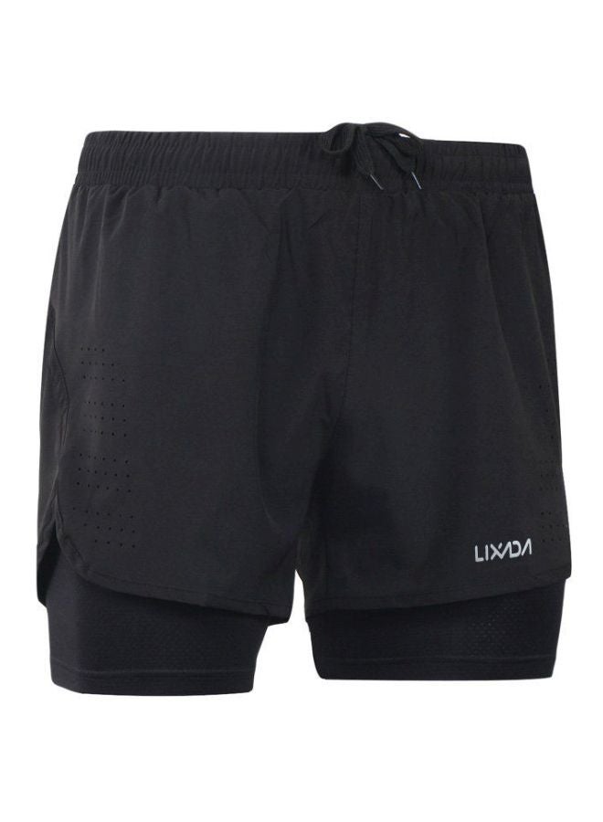 LIXADA - 2-In-1  Breathable Jogging Cycling Shorts With Longer Liner - Image 1