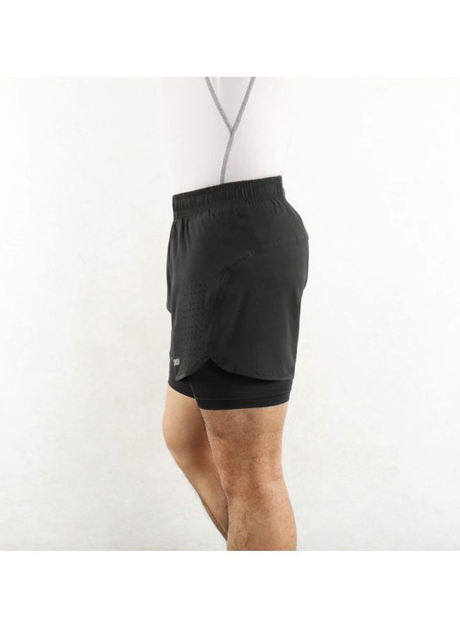LIXADA - 2-In-1  Breathable Jogging Cycling Shorts With Longer Liner - Image 1
