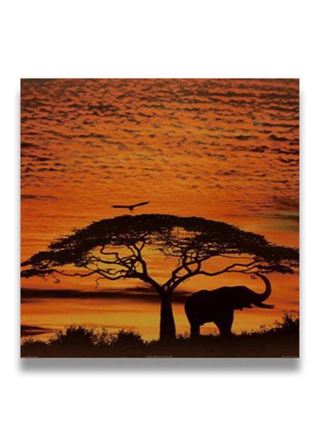 Stylish Wall Art Painting Multicolour 30 x 30cm