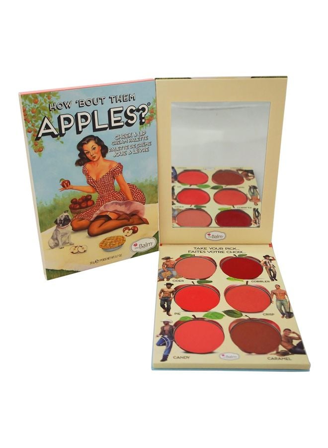 theBalm - How 'Bout Them Apples? Lip and Cheek Cream Face Palette Cider/Cobbler/Crisp - Image 1