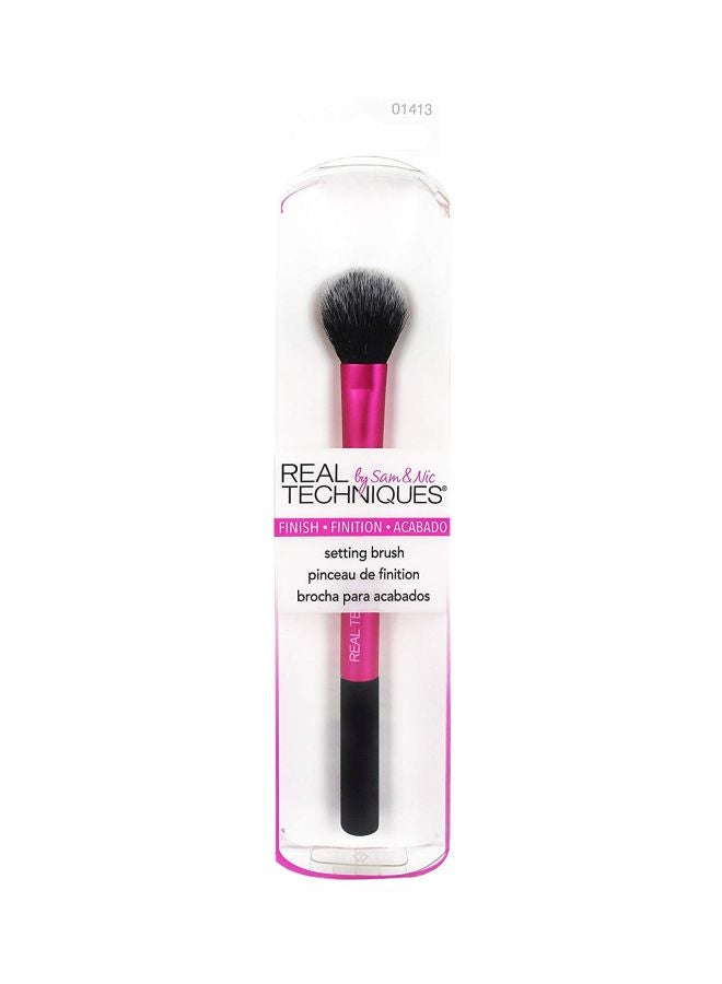 REAL TECHNIQUES - Setting Powder Plus Highlighter Brush Pink - Image 1