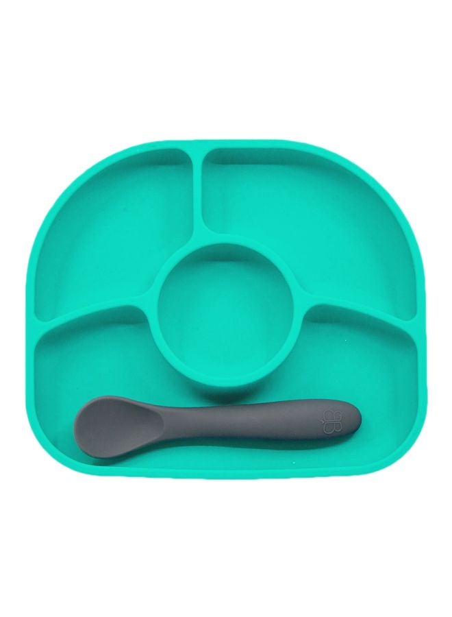 bbluv - Silicone Plate With Spoon - Image 1