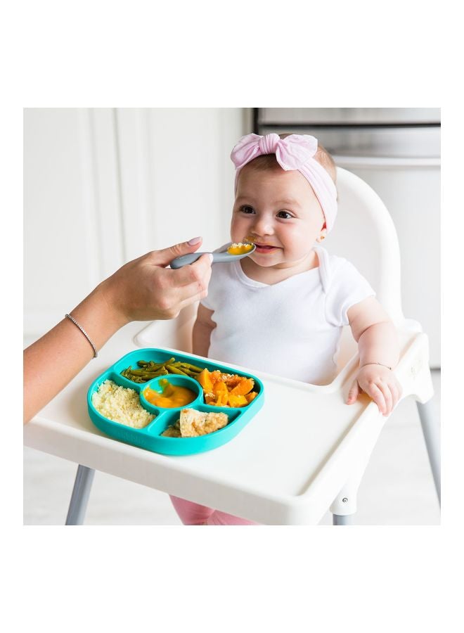 bbluv - Silicone Plate With Spoon - Image 1
