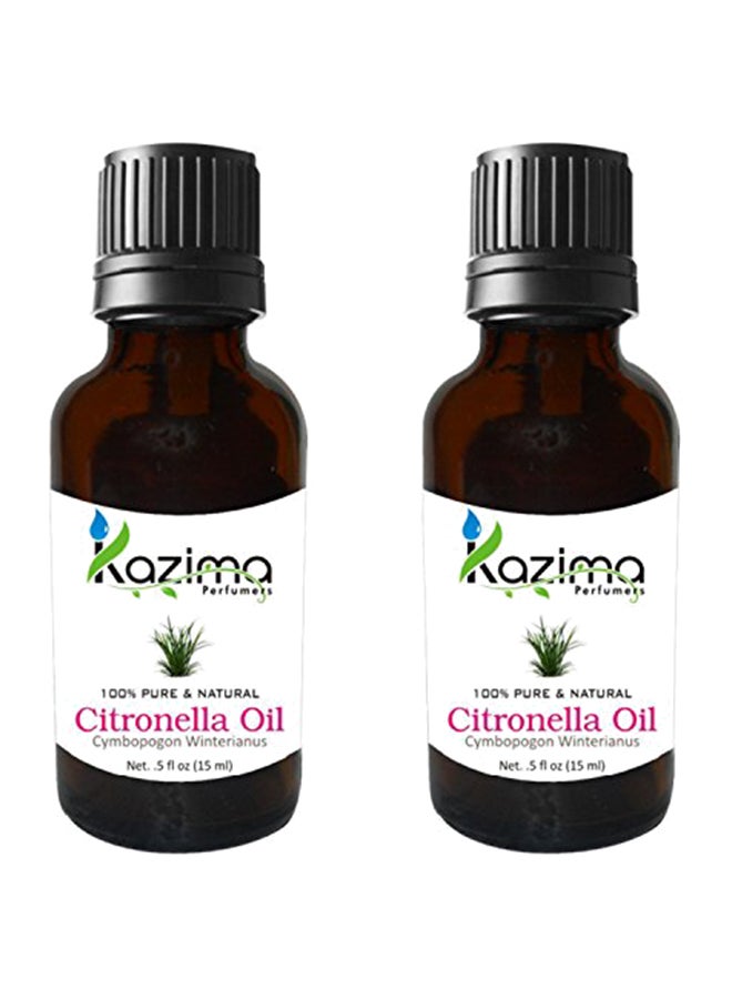 Pack Of 2 Citronella Essential Oil 15ml