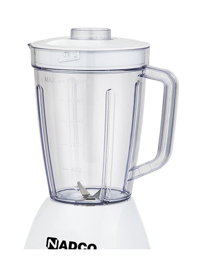 نادكو خلاط 2 في 1 سعة 1.6 لتر 1.6 L 400.0 W NCB-217B أبيض/ شفاف - Image 2