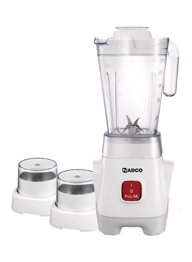 Nadco - 3-In-1 Blender 350W 350.0 W NCM-312B White/Clear/Red - Image 1
