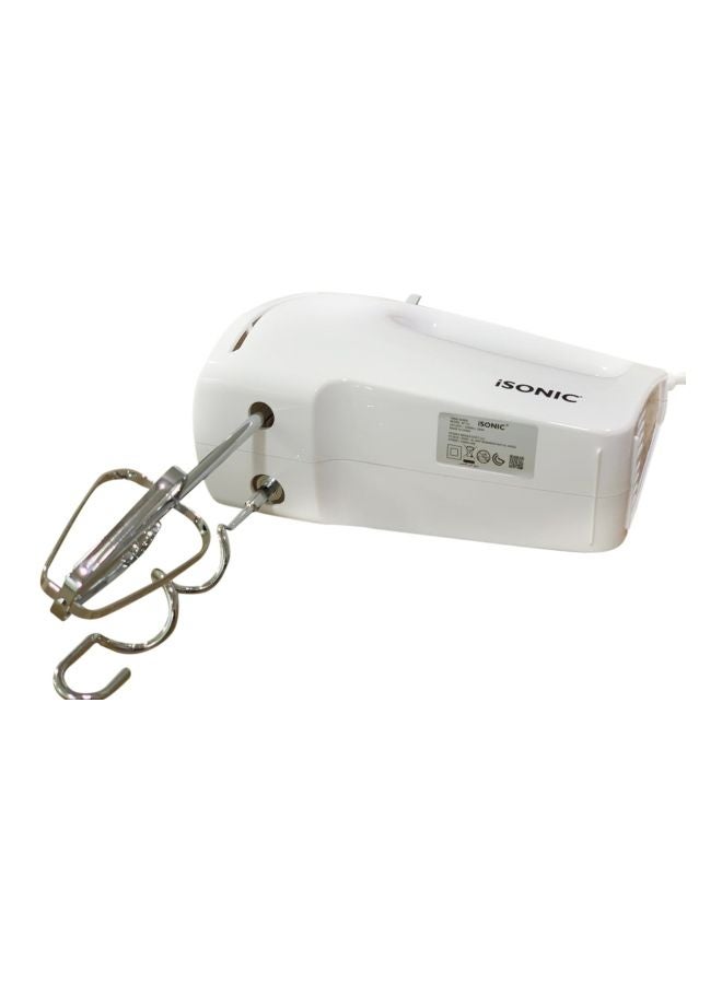 آي سونيك خلاط يدوي كهربائي قدرة 200 وات 200.0 W IM 733 أبيض/ فضي/ رمادي - Image 3