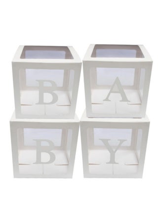 4-Piece Baby Letter Balloon Decoration Box Set 30 x 30cm - v1593792761/N39005862A_1