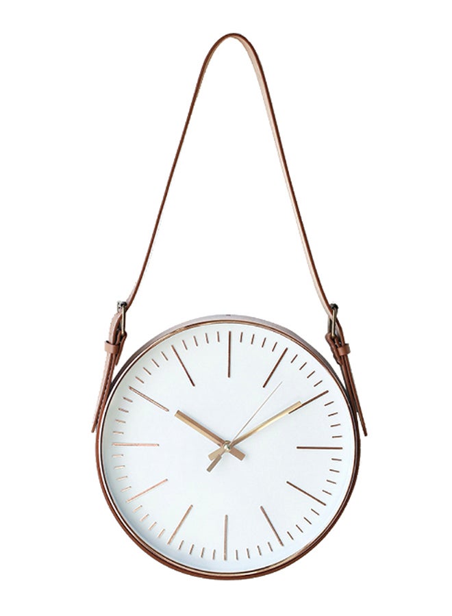 Nordic Creative Home Wall Belt Clock Gold 30 x 30cm  - Image 1