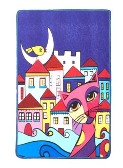 Owl And City Door Mat Multicolour 45 x 70cm