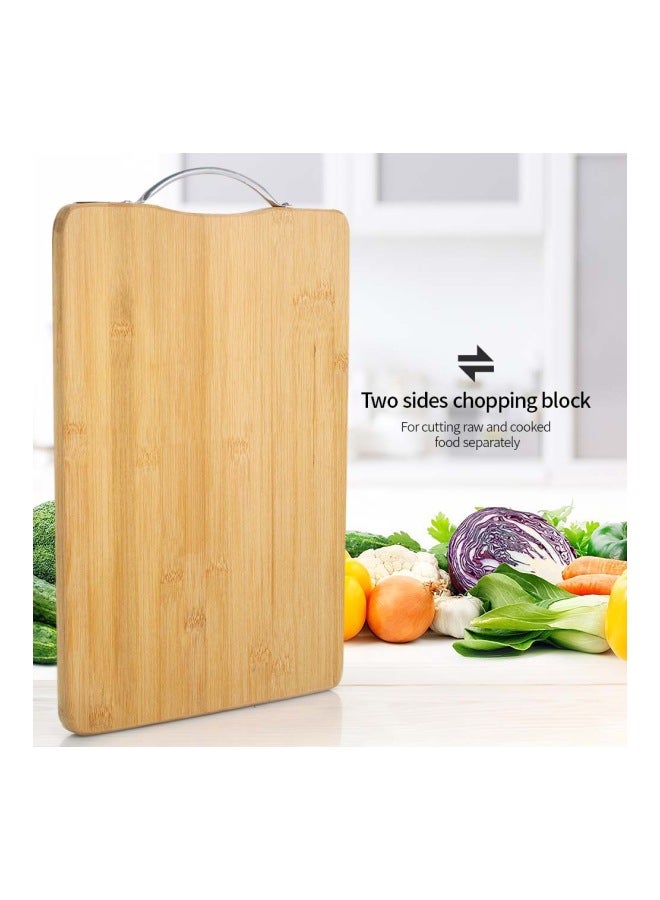 Double Sided Bamboo Chopping Board Beige 31.7x20x1.8cm - v1593794082/N39006336A_2