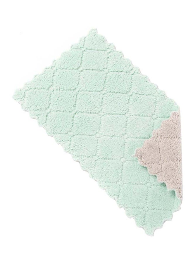 Kitchen Dishcloth Towel Green/Pink 25.5x15cm - Image 1