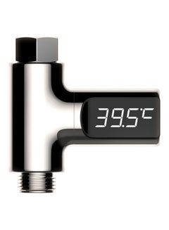 Generic LED Digital Shower Thermometer Silver 3.17x0.87inch  - Image 1