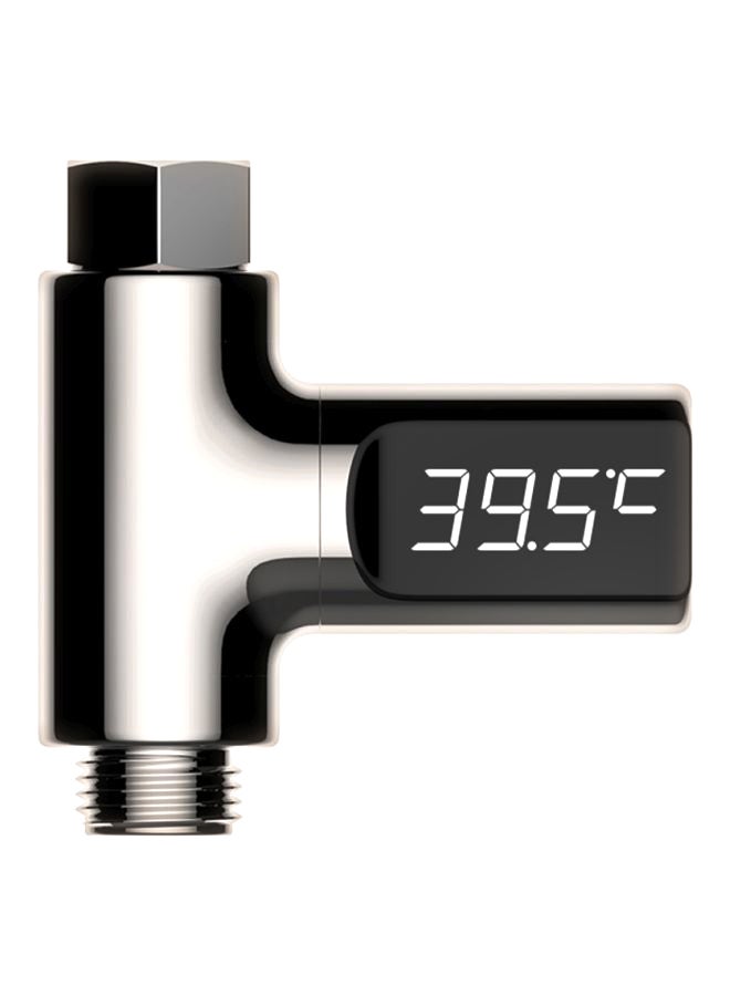 Generic LED Digital Shower Thermometer Silver 3.17x0.87inch  - Image 1