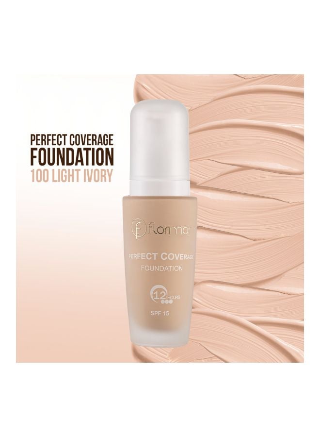 فلورمار كريم أساس سائل لتغطية مثالية بعامل حماية من الشمس 15 عاجي فاتح 100 - Image 3
