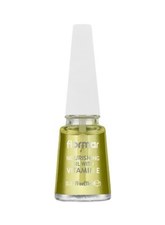 flormar Nourishing With Vitamin E Nail Care 06 Green - Image 1