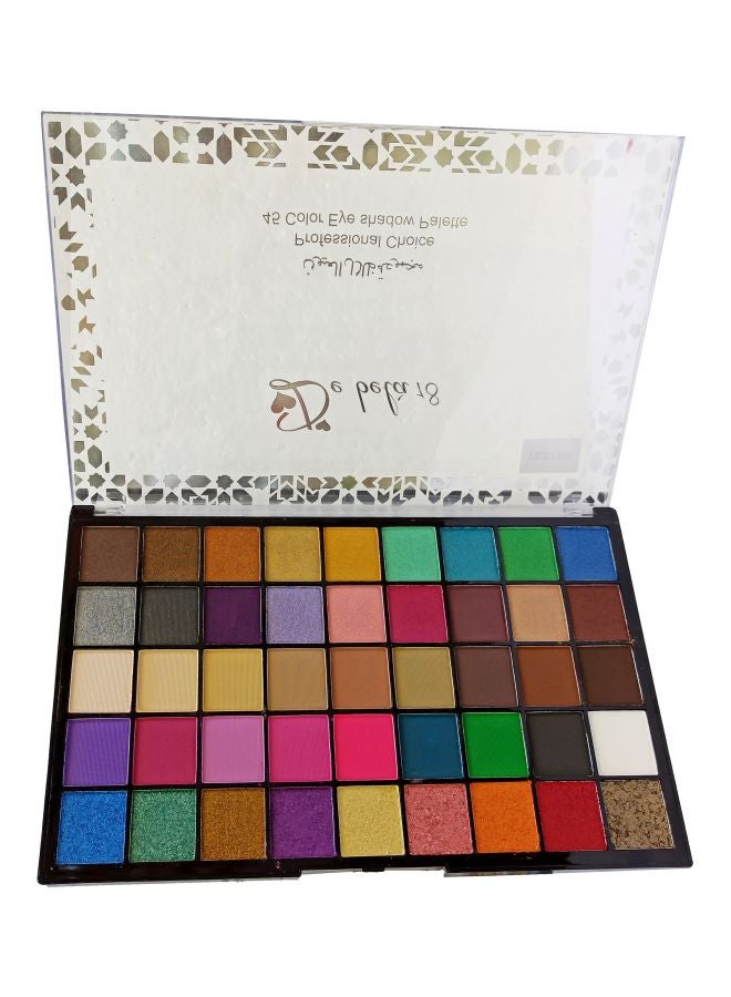 دي بيلا 18 علبة مجموعة ظلال العيون بروفيشنال تشويس من 45 لون متعدد الألوان - Image 1