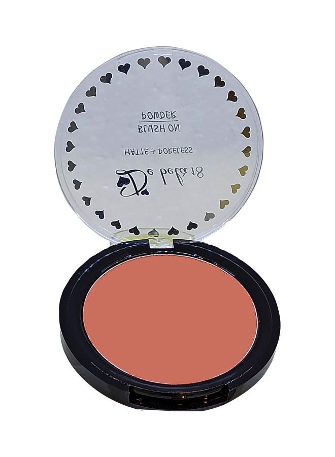 دي بيلا 18 بودرة أحمر خدود مات بلس بورليس وردي غامق - Image 2