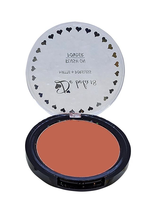 De Bela 18 - Matte Plus Poreless Blush On Powder 05 Pinkish Brown - Image 1