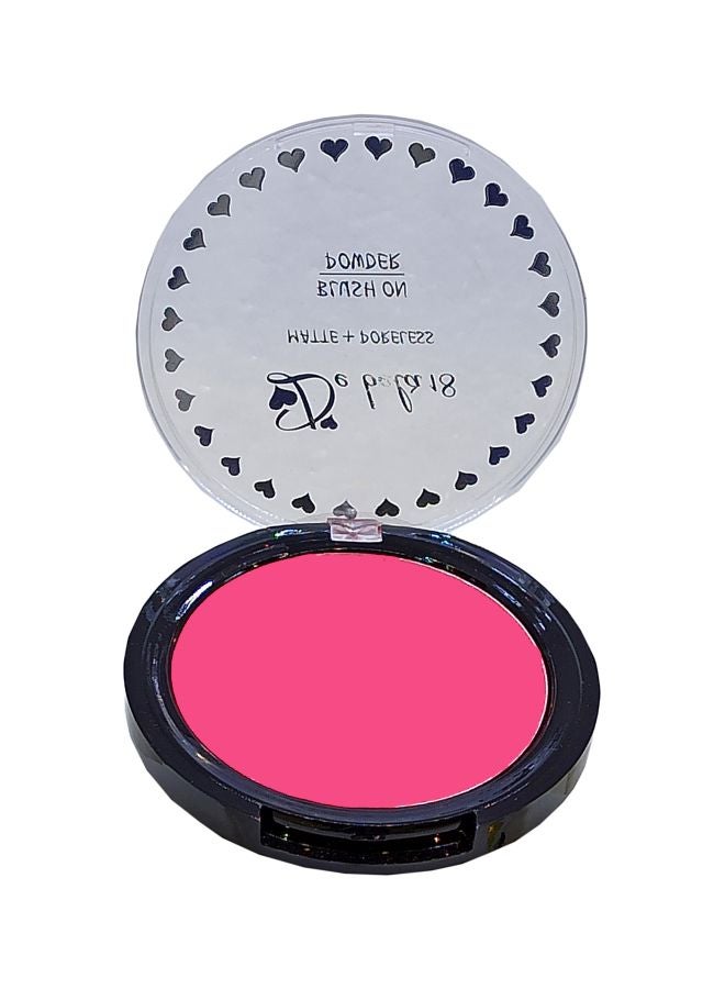 De Bela 18 Matte Plus Poreless Blush On Powder Bright Fuschia  - Image 1