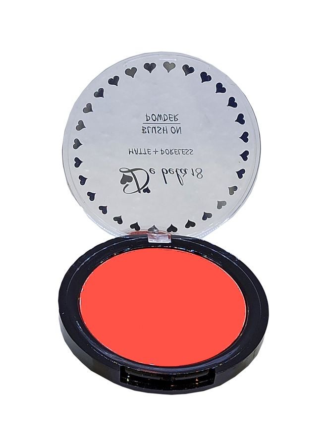 De Bela 18 Matte Plus Poreless Blush On Powder Neon Orange - Image 1