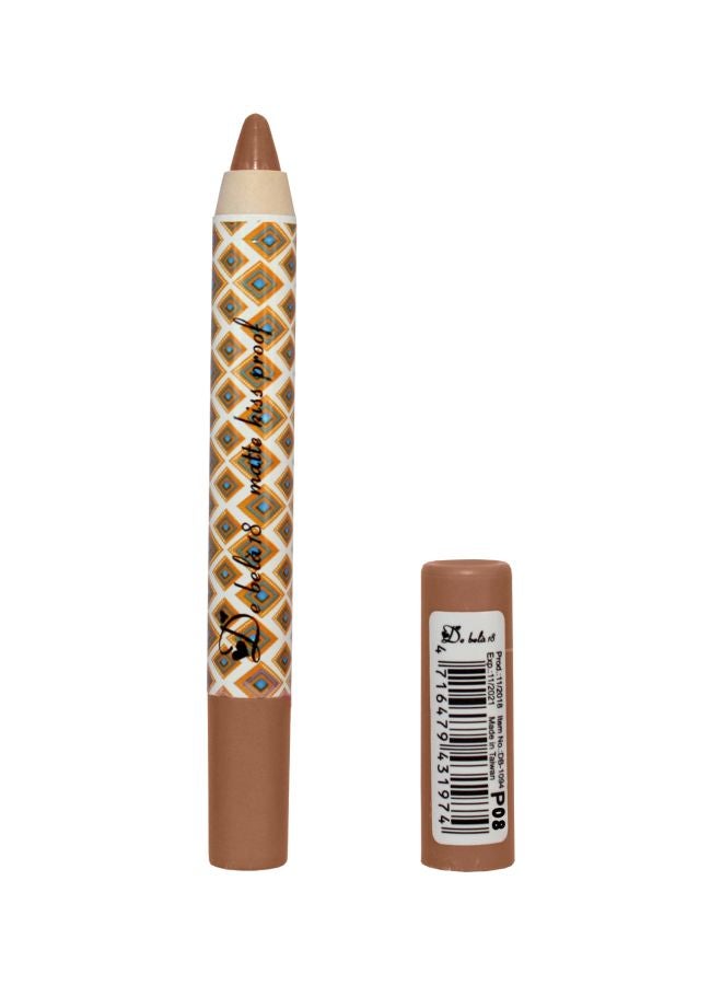 De Bela 18 Smudge Proof Matte Lip Crayon Totrilla  - Image 1
