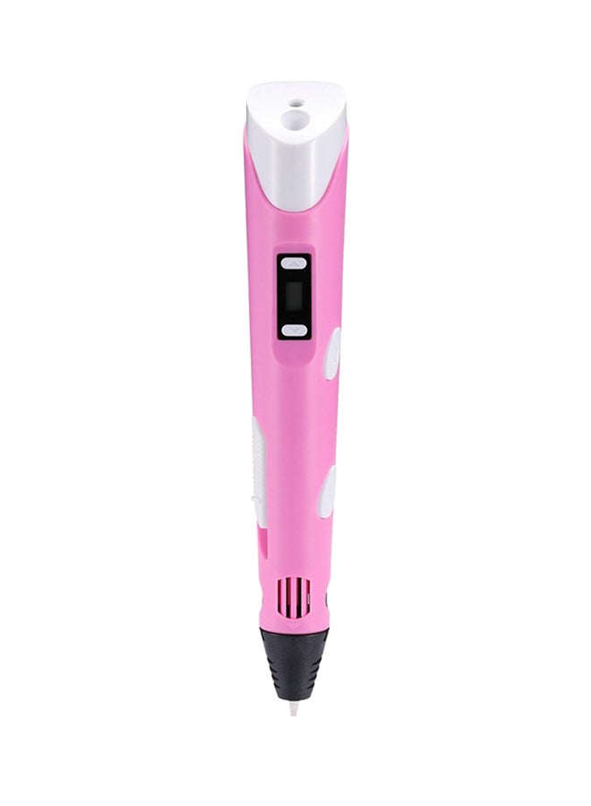 3D Printing Pen With LCD Display Pink