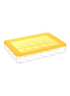 Lamsa Plast Plastic Egg Container Yellow/Clear 22cm 