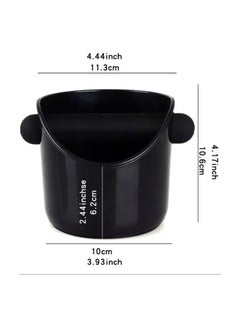 Generic Espresso Coffee Waste Box Black 10x10.6cm  - Image 2