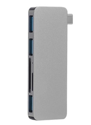 5-In-1 USB-C Hub To USB 3.0 Type-C Converter Adapter Grey - v1593796446/N38960897A_1