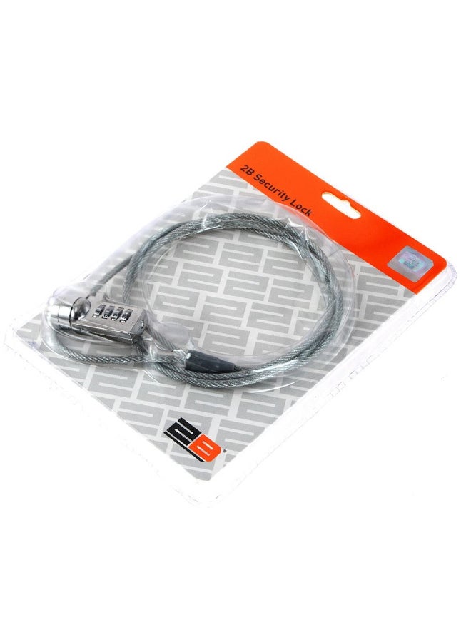 2B Security Lock With Password Silver - Image 2