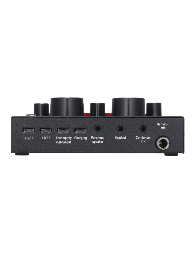 Generic - Bluetooth Microphone Live USB External Sound Card Black - Image 1