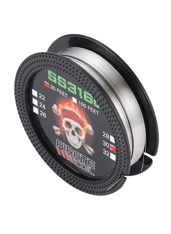 DIY Stainless Steel Coils Kit For Household Wire Silver 30feet - Image 1