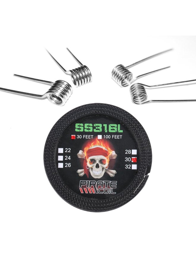 DIY Stainless Steel Coils Kit For Household Wire Silver 30feet - Image 3