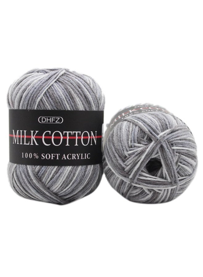 خيط غزل قطني متعدد الطبقات للحياكة اليدوية. رمادي 100000Ø³Ù†ØªÙŠÙ…ØªØ± - Image 2