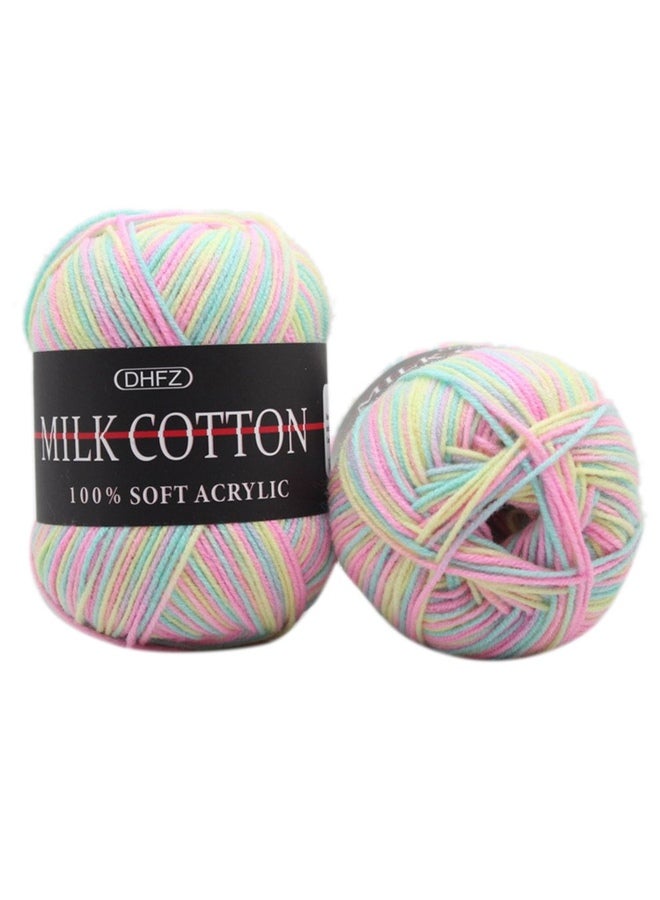 Generic - Cotton Hand Knitting Multi Strand Thread Yarn Multicolour 100000cm - Image 1