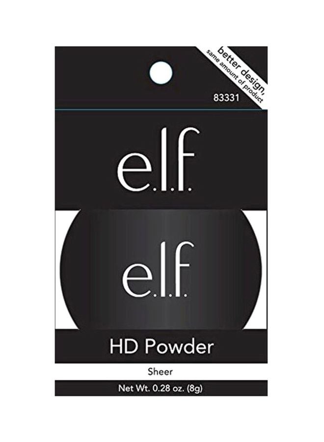 High Definition  Loose Face Powder White
