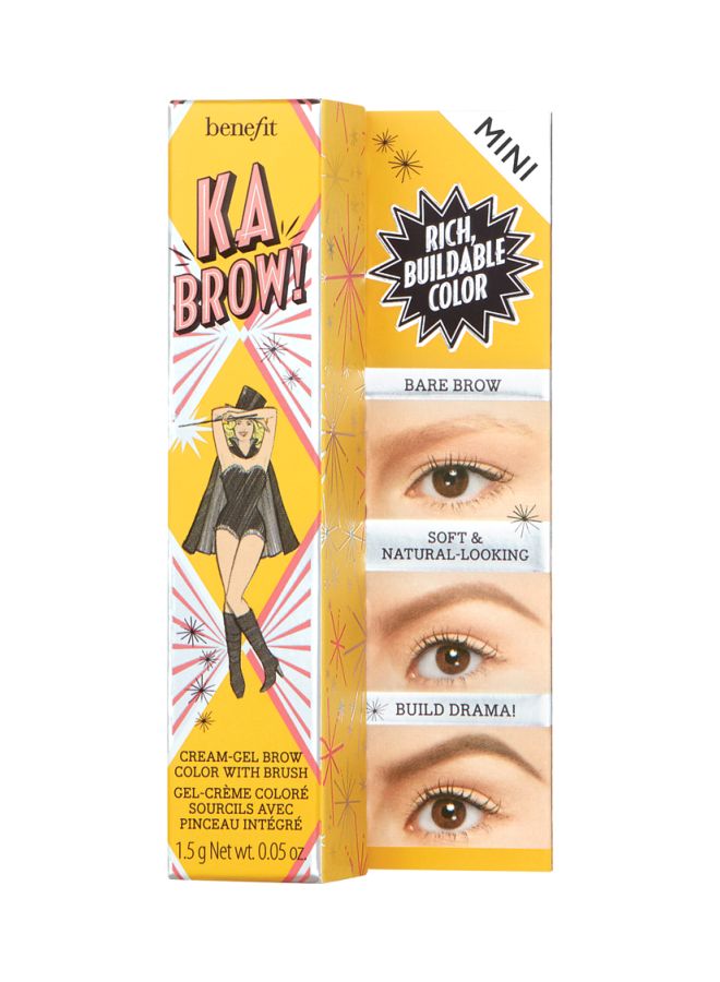 Ka-Brow! Eyebrow Cream-Gel Color Travel Brown