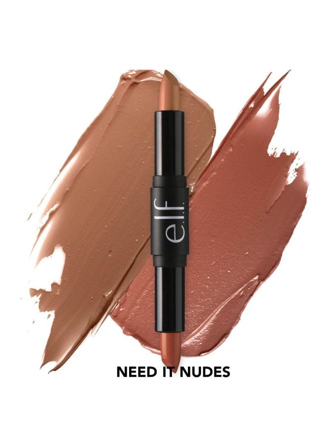 elf Pack Of 3 Day To Night Lipstick Duo Need it Nudes - Image 2