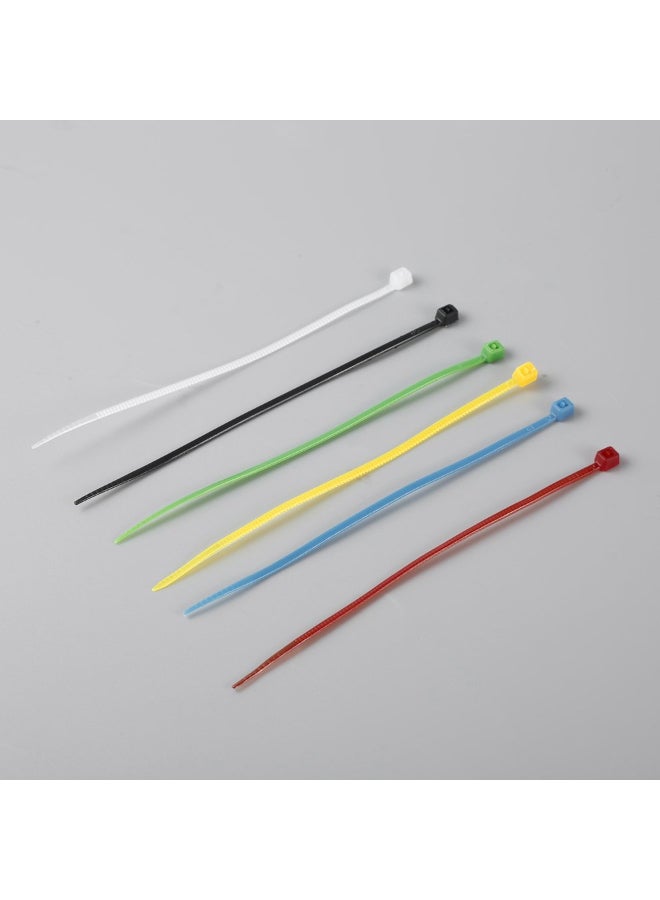 900-Piece Self Locking Zip Tie Set Multicolour 10centimeter - Image 2