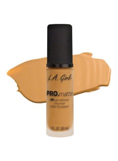 LA Girl Pro.Matte HD Foundation Soft Honey  - Image 2
