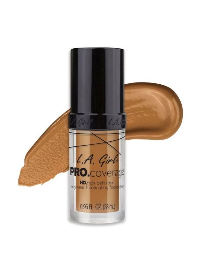 LA Girl - Pro Coverage Illuminating Foundation Brass - Image 1