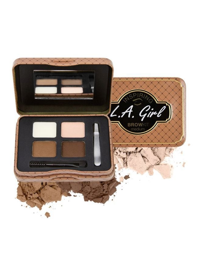 LA Girl - Inspiring Brow Palette GES342 Medium And Marvelous - Image 1