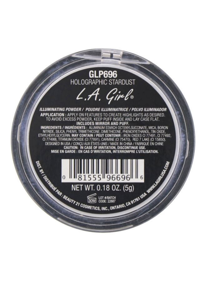 LA Girl - Luminous Glow Illuminating Powder Glp696 Holographic Stardust - Image 1