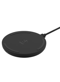 belkin Boostcharge 10W Wireless Charging Pad - Qi-certified Fast Charger For iPhone, Samsung, Google, And More - Sleek And Compact Design Black  - Image 2