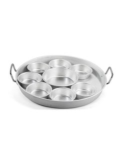 AL RIMAYA Aluminum Food Dish Set Silver  - Image 3