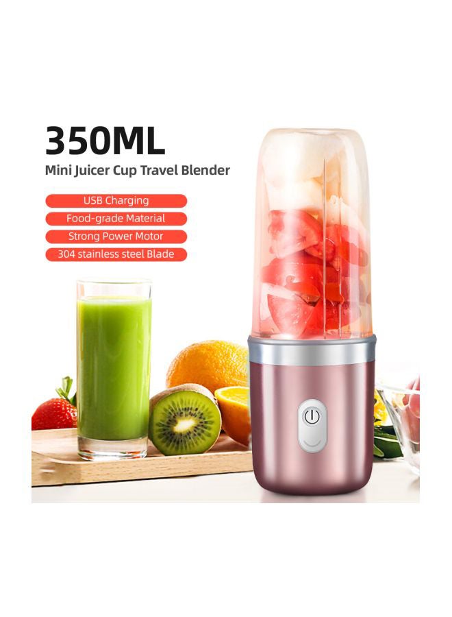 خلاط قابل للشحن بمنفذ USB بقدرة 80 وات 350.0 ml 80.0 W H25632G ذهب / شفاف  - Image 5