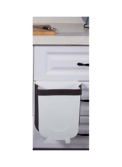 Generic Portable Trash Can White 29x25x18cm  - Image 3