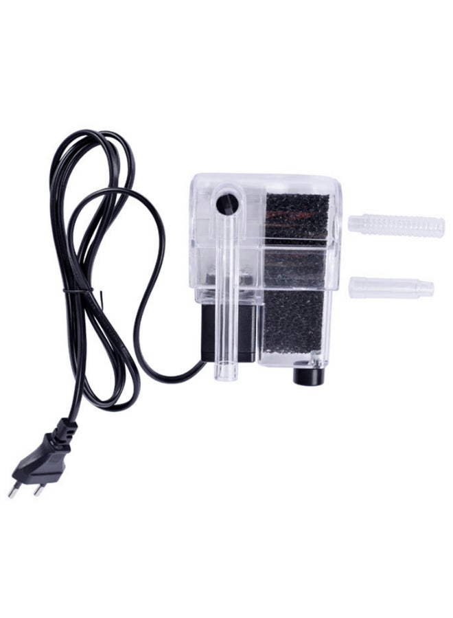 مضخة أكسجين شلال أسود / شفاف 3.34 x 3.54بوصة - Image 1