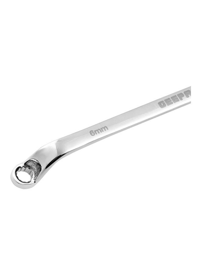 GEEPAS 7mm Ring Spanner - 12 Point Double Ring Spanner| CRV Material, Mirror Finish | Ideal for Mechanic, Plumbers, Carpenter, DIYers and More Silver  - Image 2